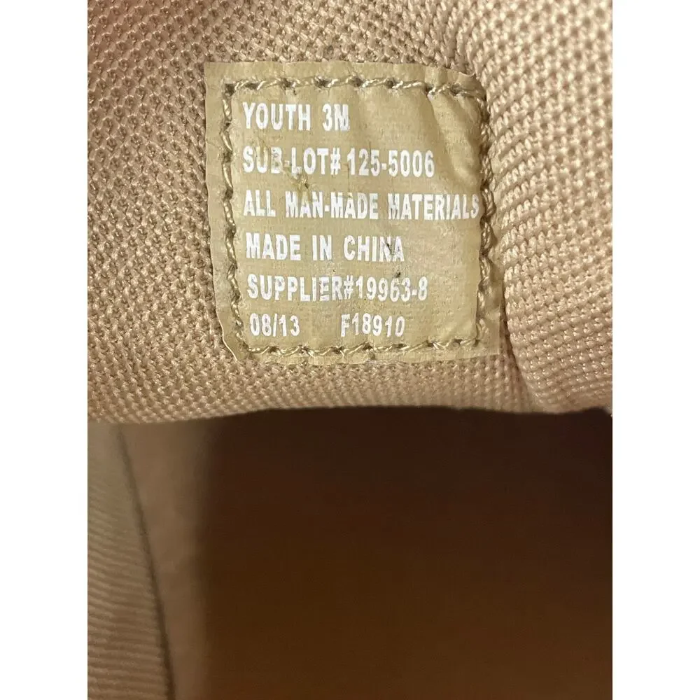 Arizona Jean Co. Gage Boys Youth Shoes 3 Medium Brown Non Marking Rubber Soles - Picture 8 of 9